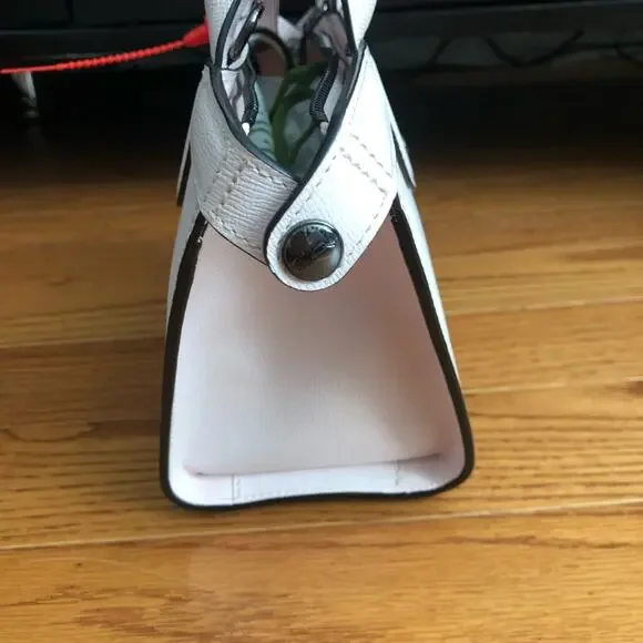 Longchamp RARE Le Pliage Heritage Top Handle Small Leather Pink Handbag NWOT - Picture 5 of 11